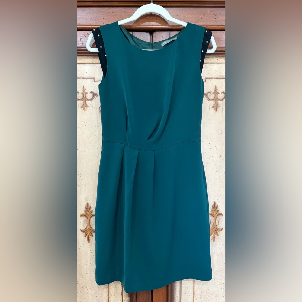 Chic Green Midi Dress from Turkey - S